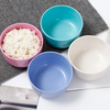 小麦秸秆碗筷套装家用日式米饭吃饭碗勺创意儿童餐具防摔碗碟碗盘